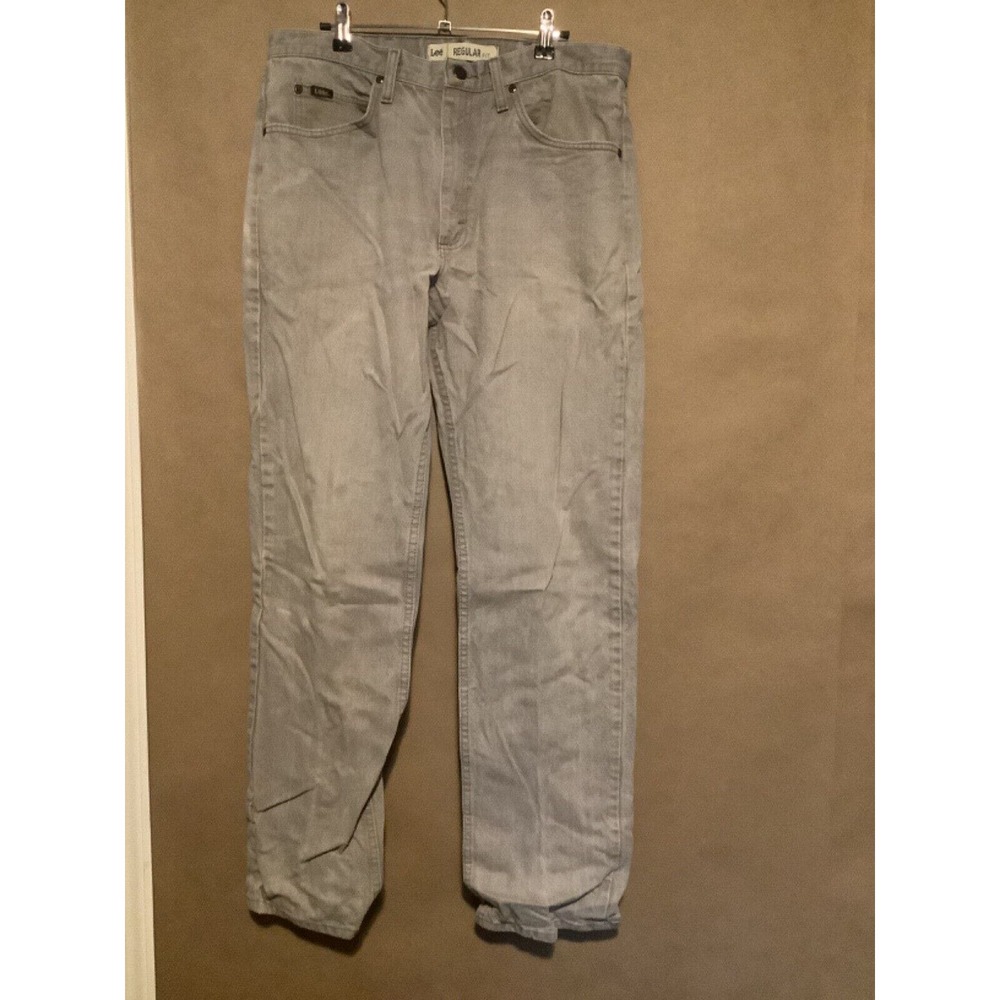Mens The Original LEI Gray Denim Jeans Size 34X34